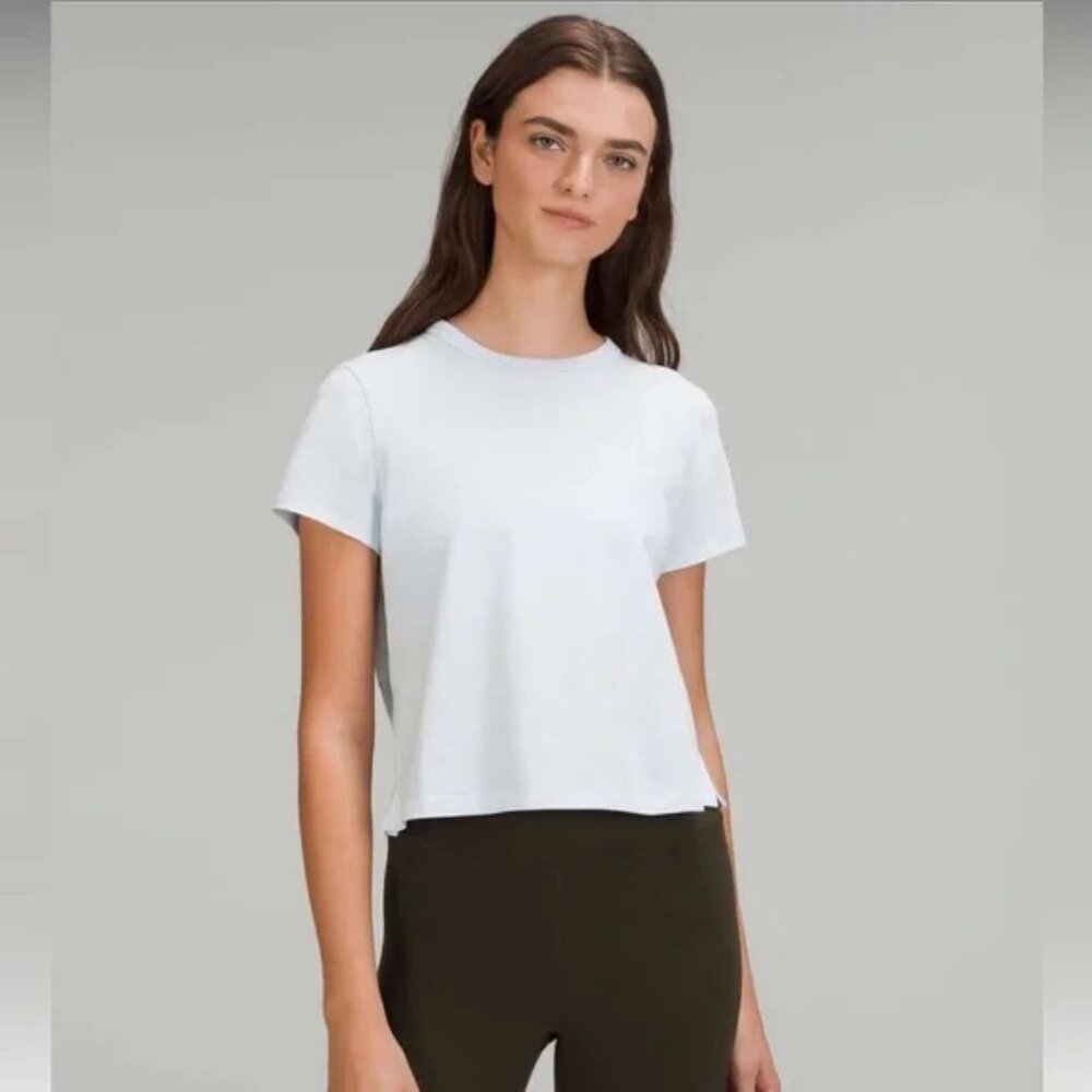 Lululemon Athletica Classic-Fit Cotton-Blend T-Shirt – White, Size 10